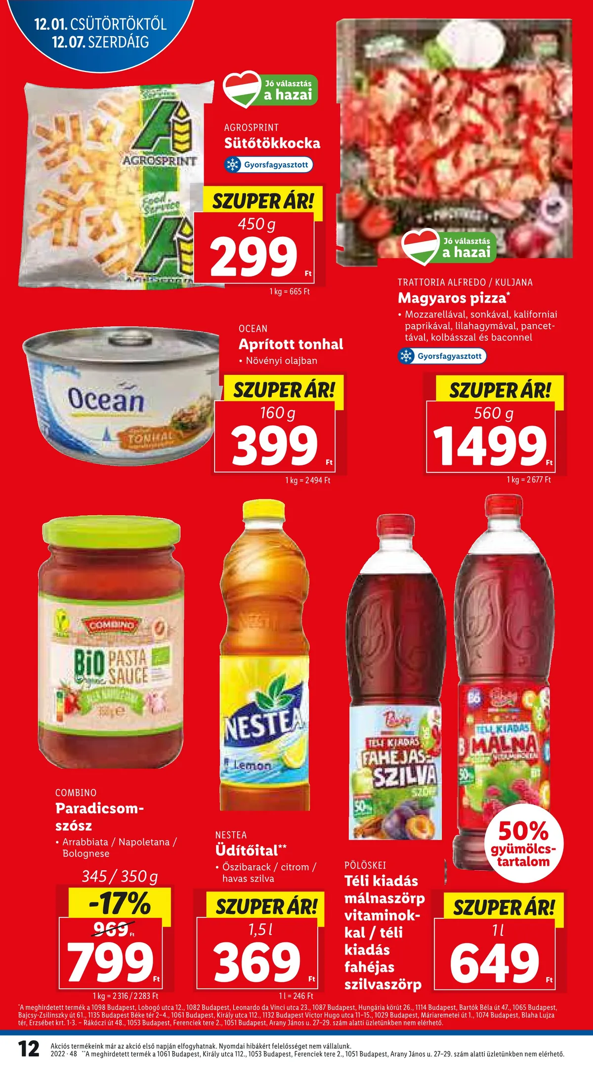 Lidl akciós újság 12.01–12.07 – 12. oldal