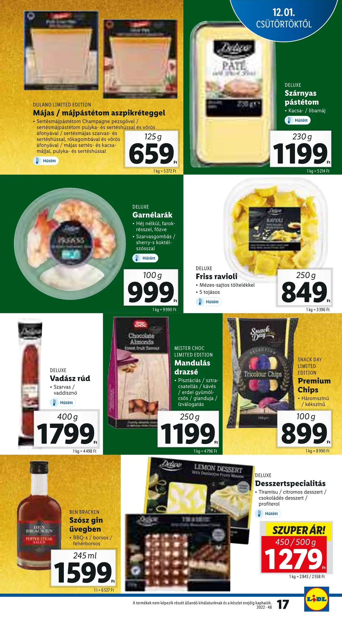 Lidl akciós újság 12.01–12.07 – 17. oldal