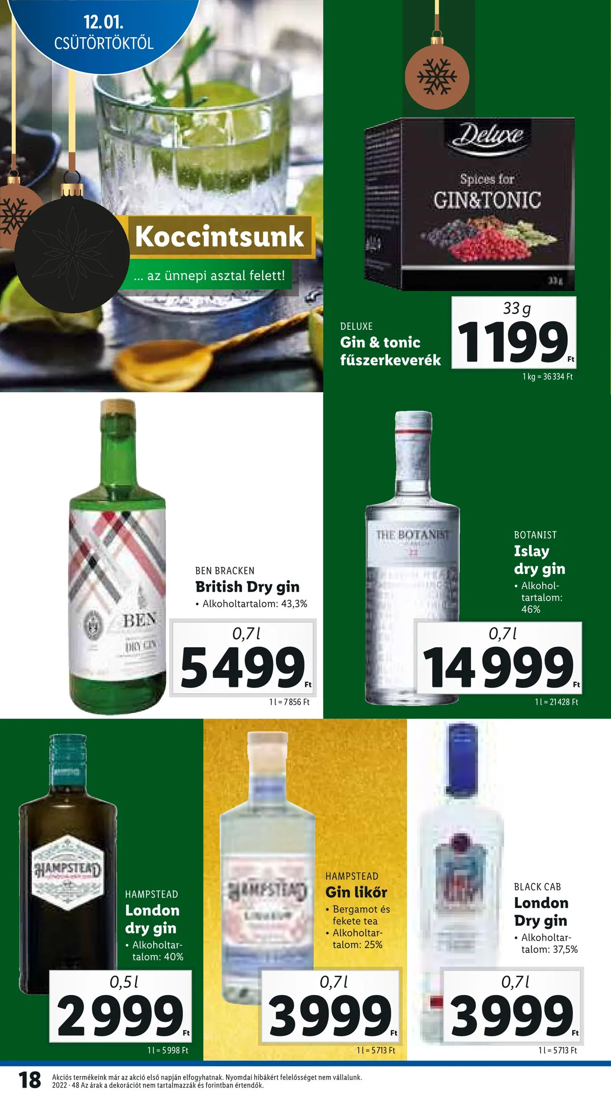 Lidl akciós újság 12.01–12.07 – 18. oldal