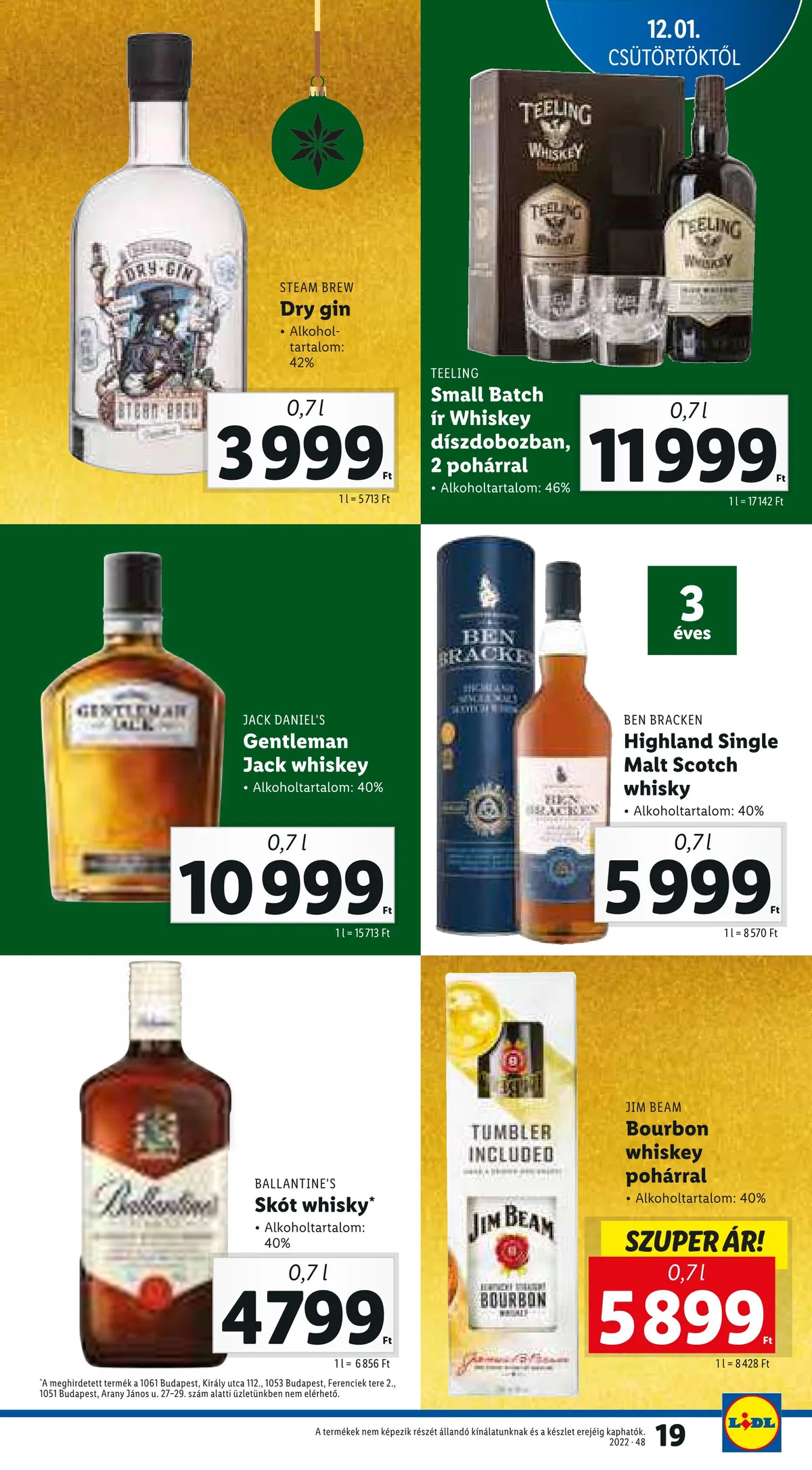 Lidl akciós újság 12.01–12.07 – 19. oldal