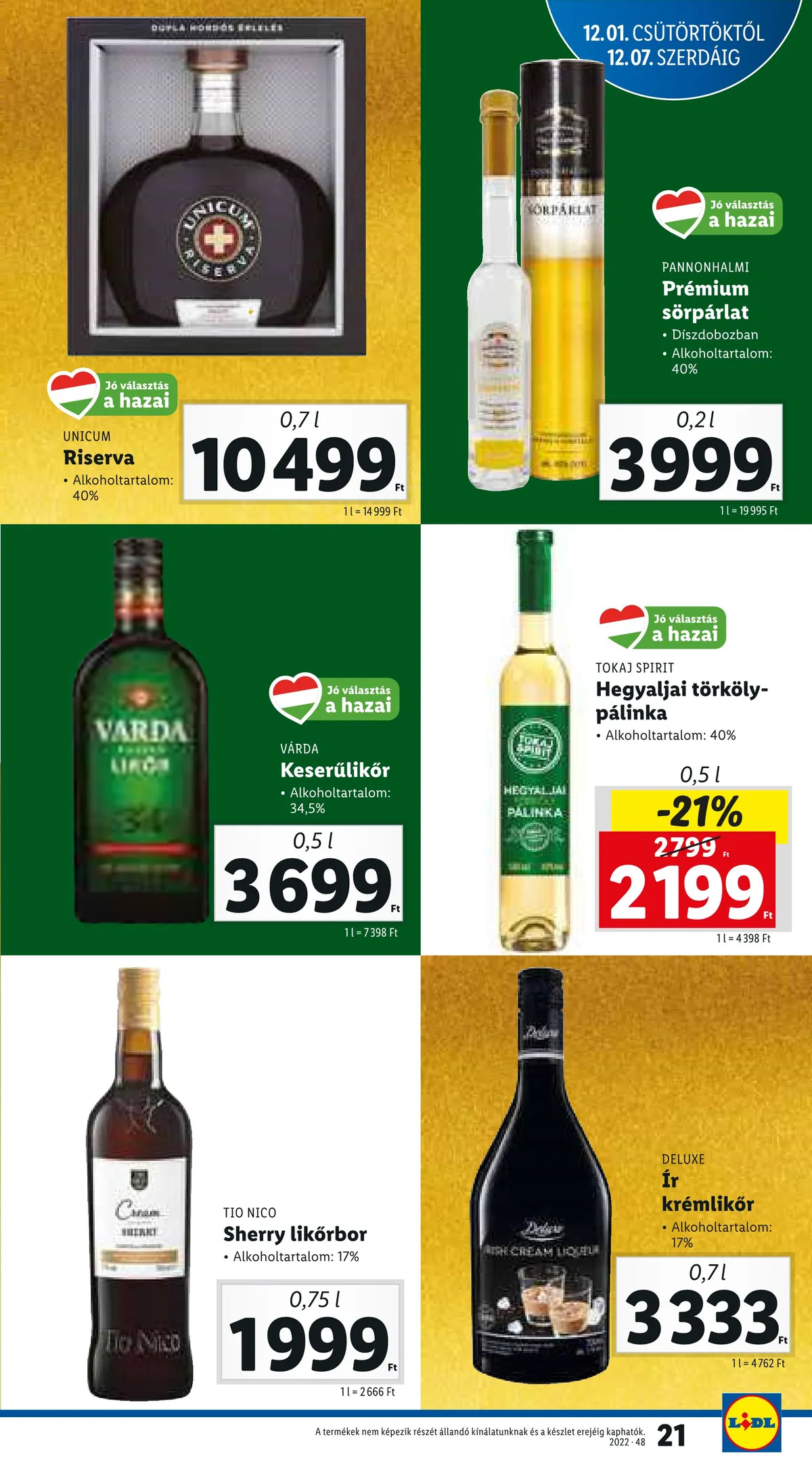 Lidl akciós újság 12.01–12.07 – 21. oldal