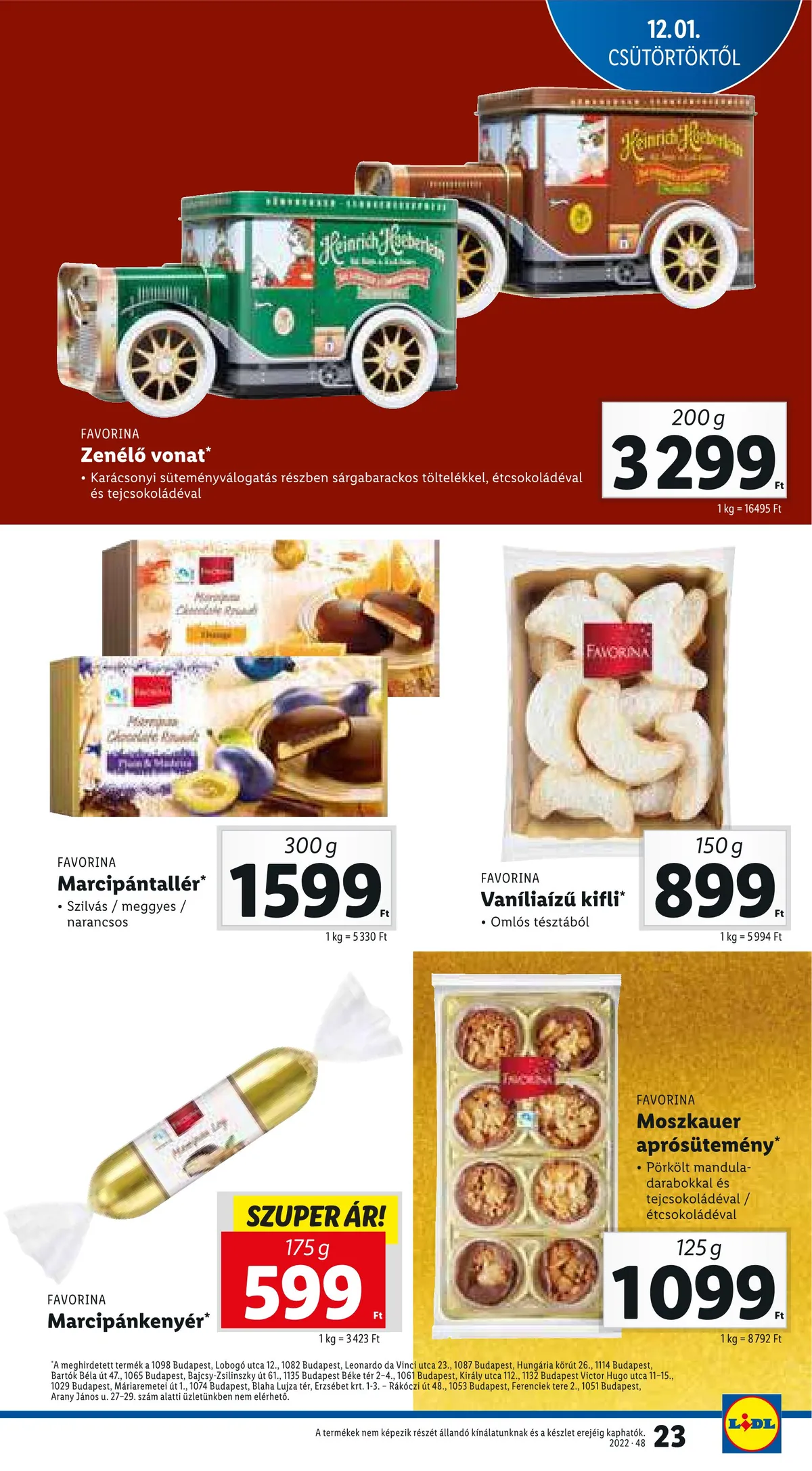 Lidl akciós újság 12.01–12.07 – 23. oldal
