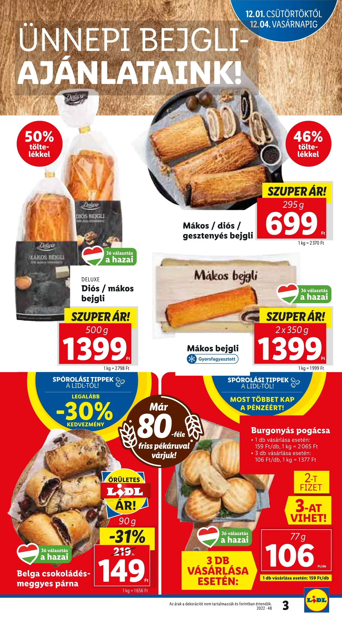 Lidl akciós újság 12.01–12.07 – 3. oldal