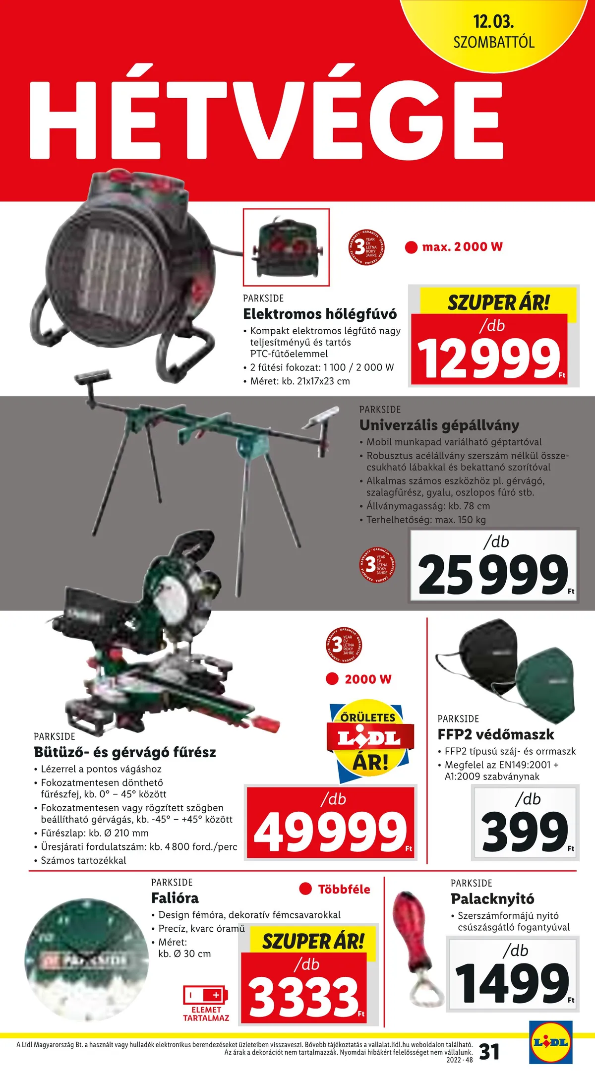 Lidl akciós újság 12.01–12.07 – 31. oldal