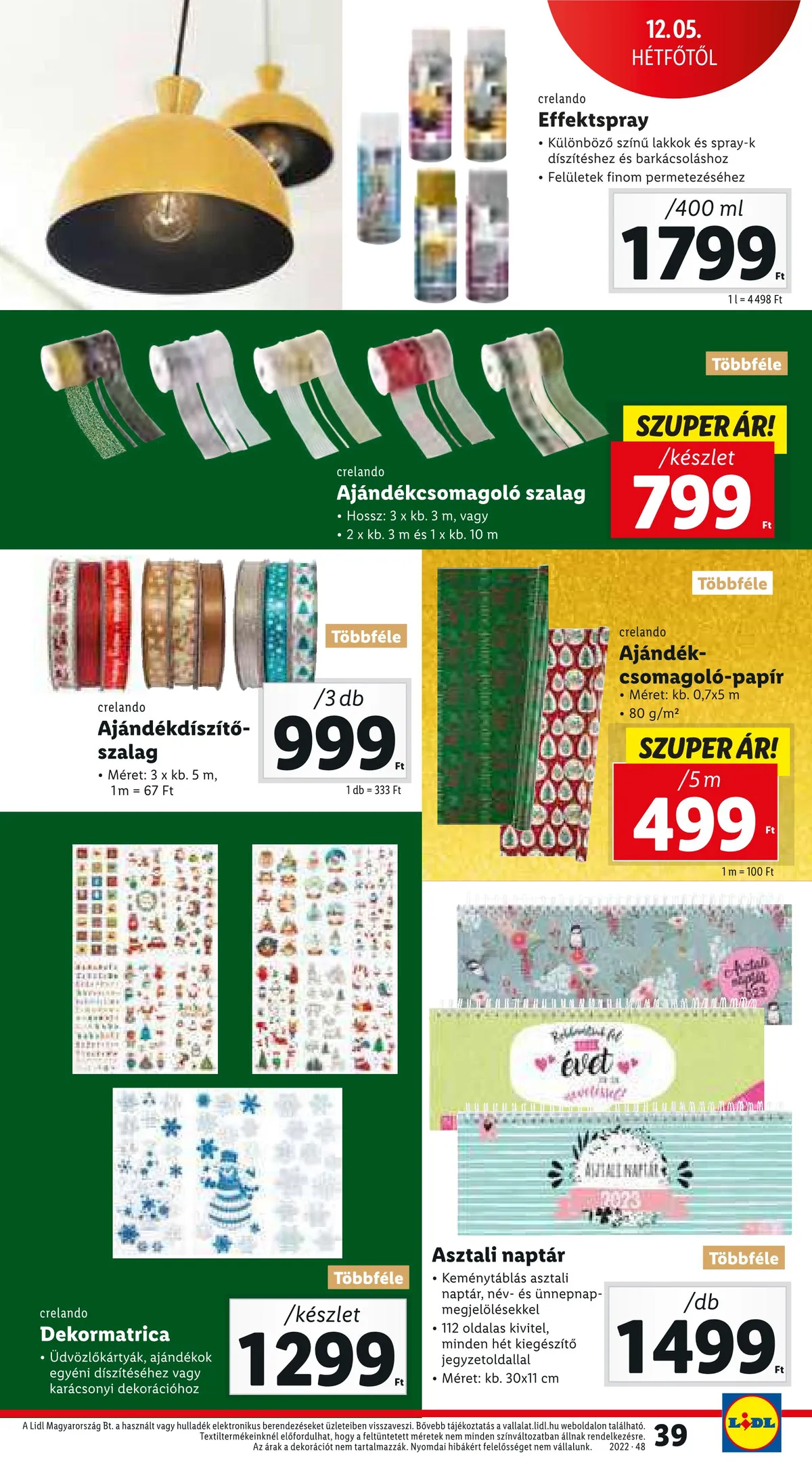 Lidl akciós újság 12.01–12.07 – 39. oldal