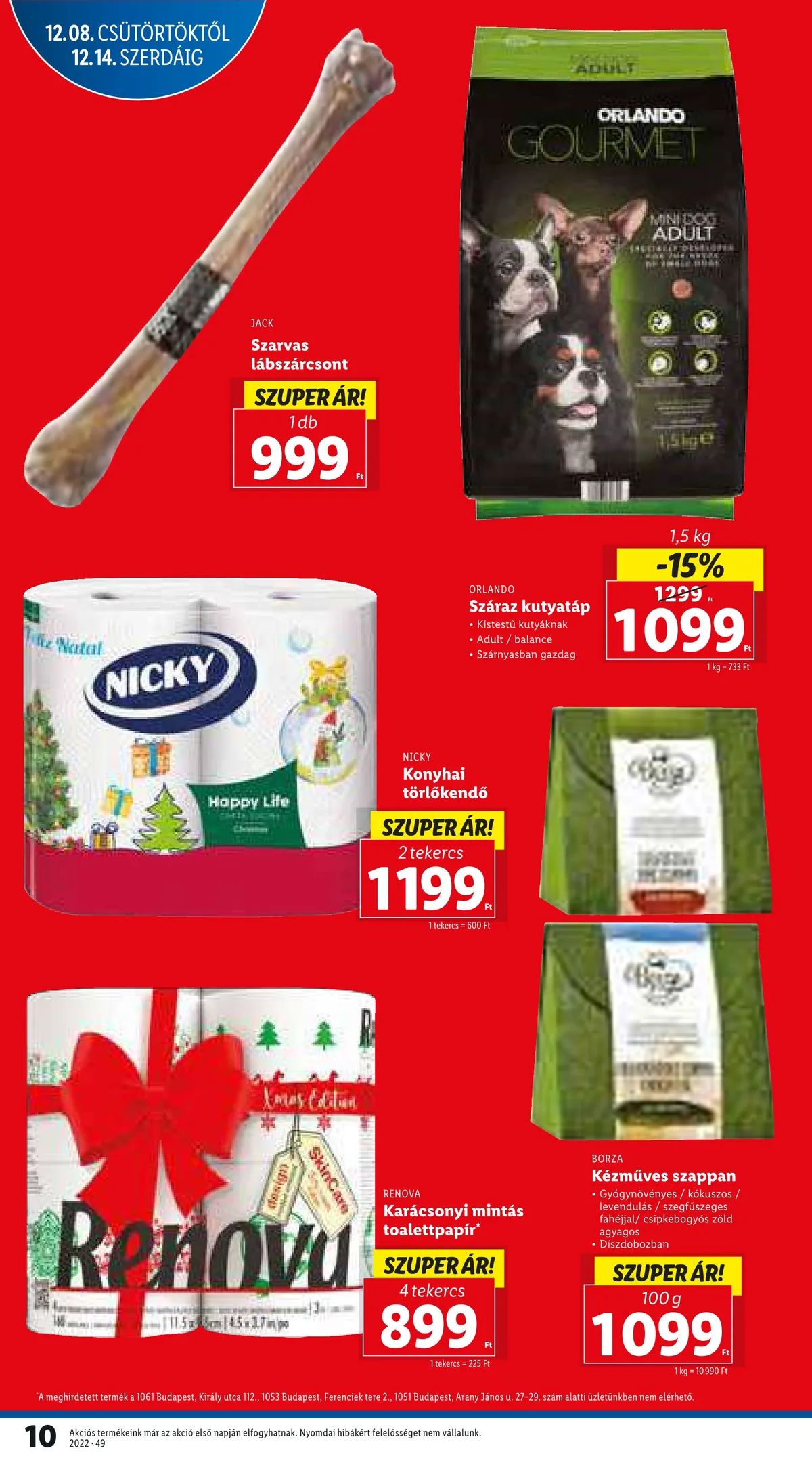 Lidl akciós újság 12.08–12.14 – 10. oldal