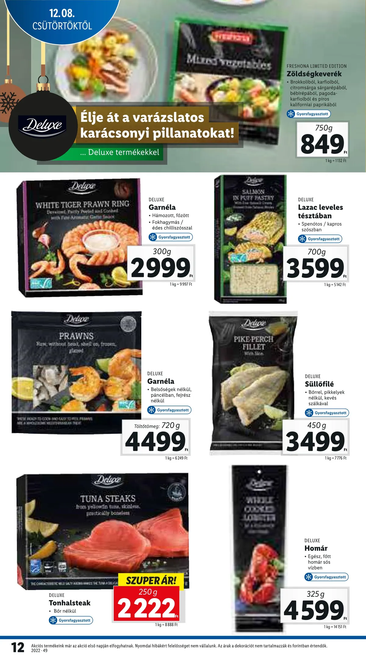 Lidl akciós újság 12.08–12.14 – 12. oldal