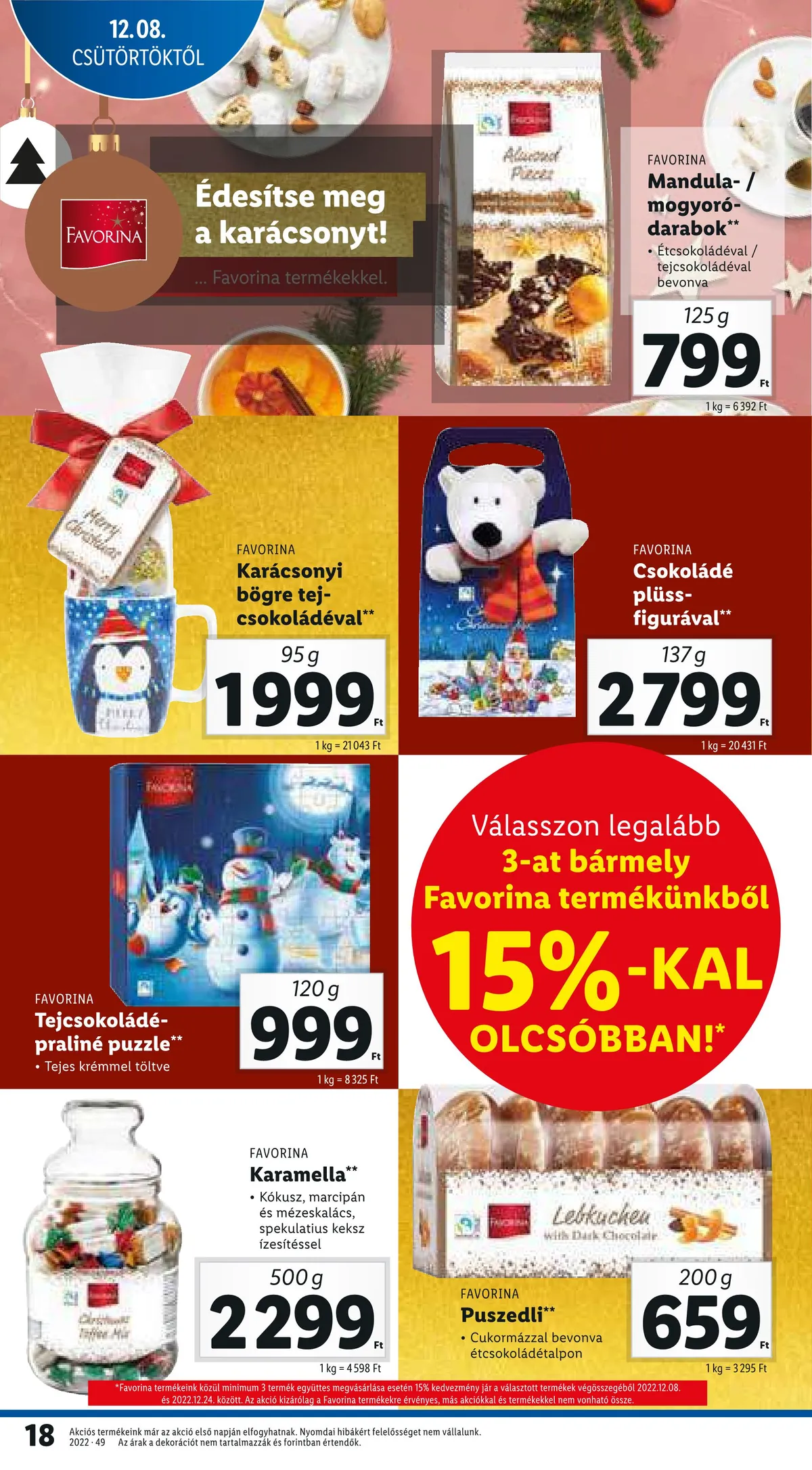 Lidl akciós újság 12.08–12.14 – 18. oldal