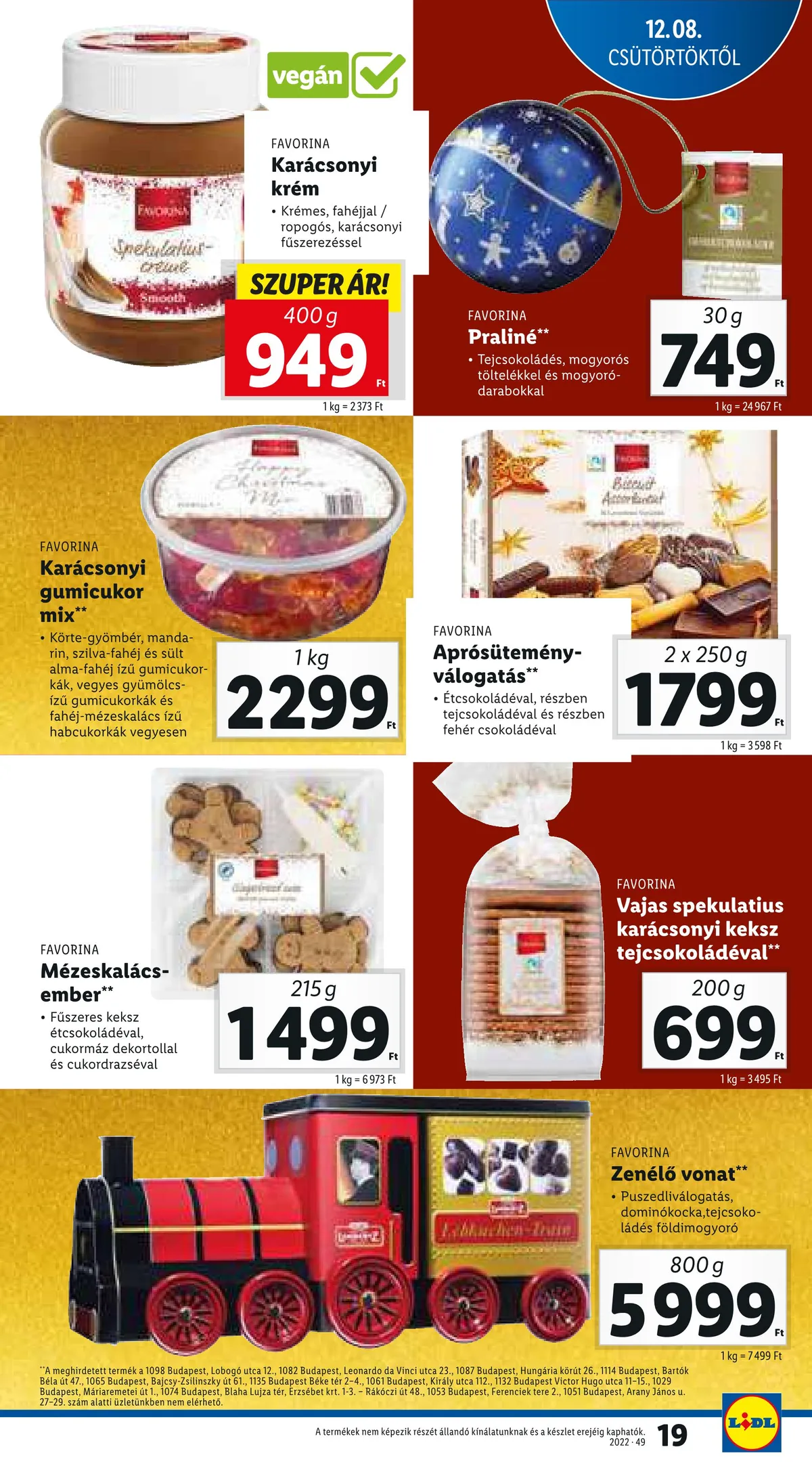 Lidl akciós újság 12.08–12.14 – 19. oldal