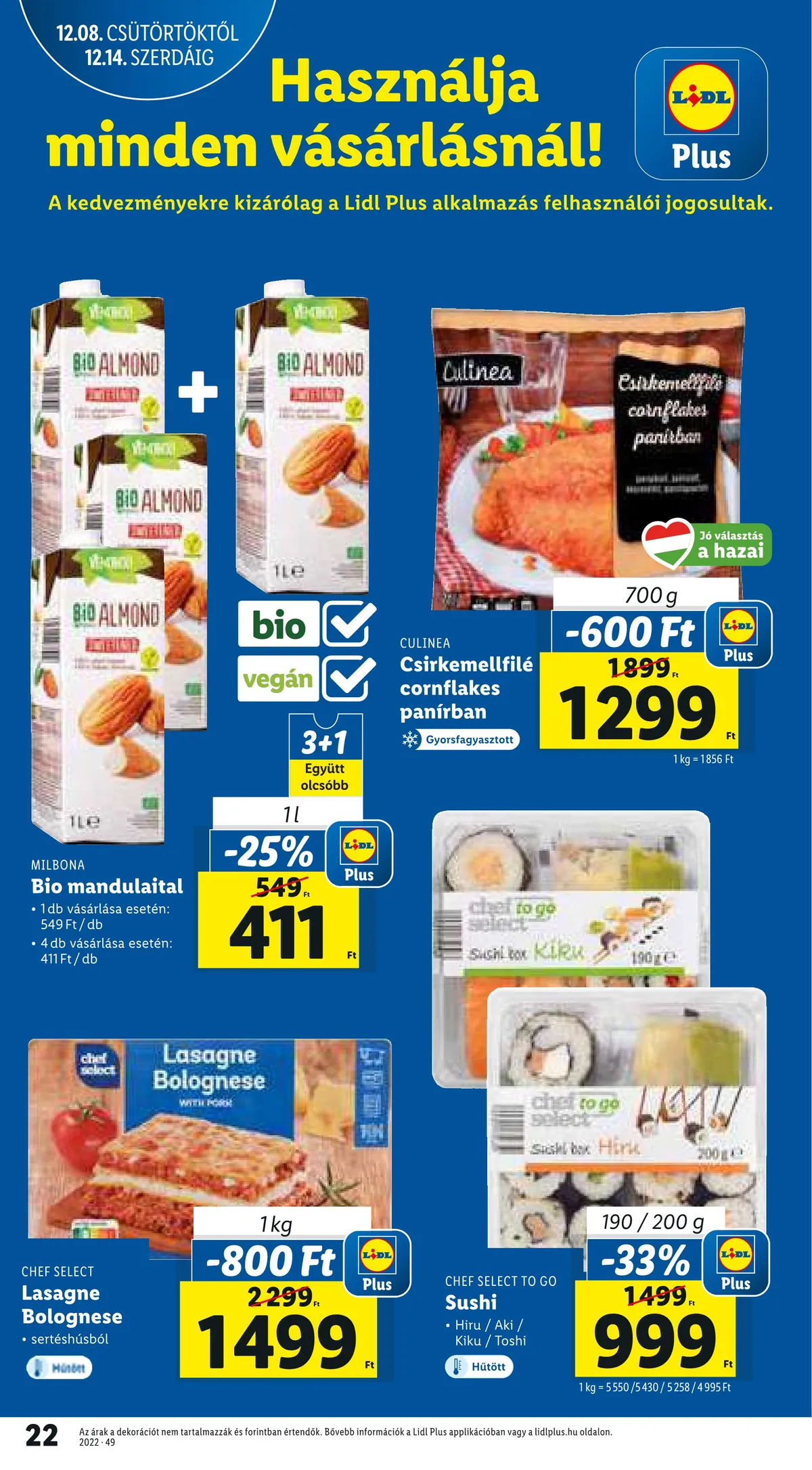Lidl akciós újság 12.08–12.14 – 22. oldal