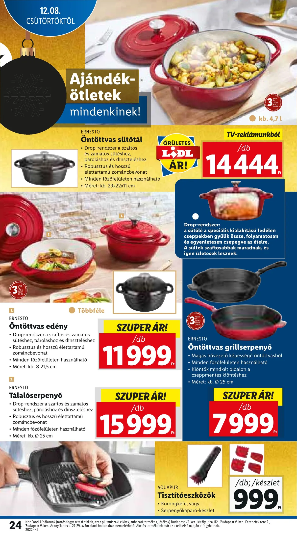 Lidl akciós újság 12.08–12.14 – 24. oldal