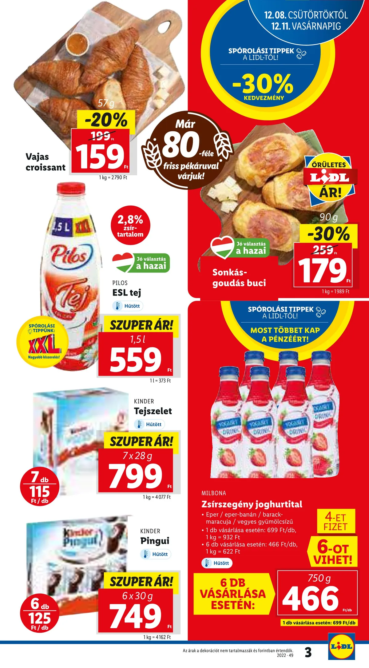 Lidl akciós újság 12.08–12.14 – 3. oldal