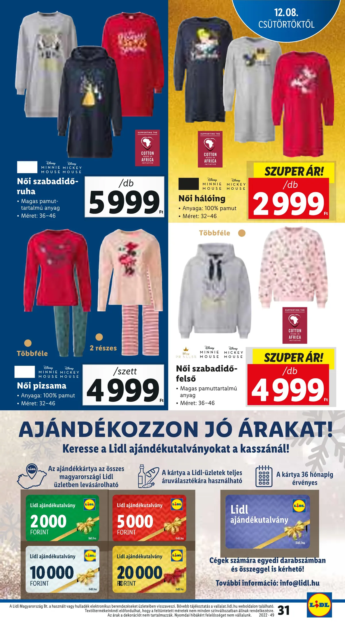 Lidl akciós újság 12.08–12.14 – 31. oldal