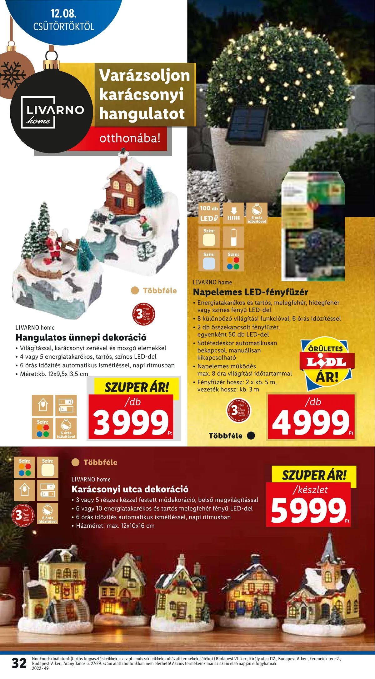 Lidl akciós újság 12.08–12.14 – 32. oldal
