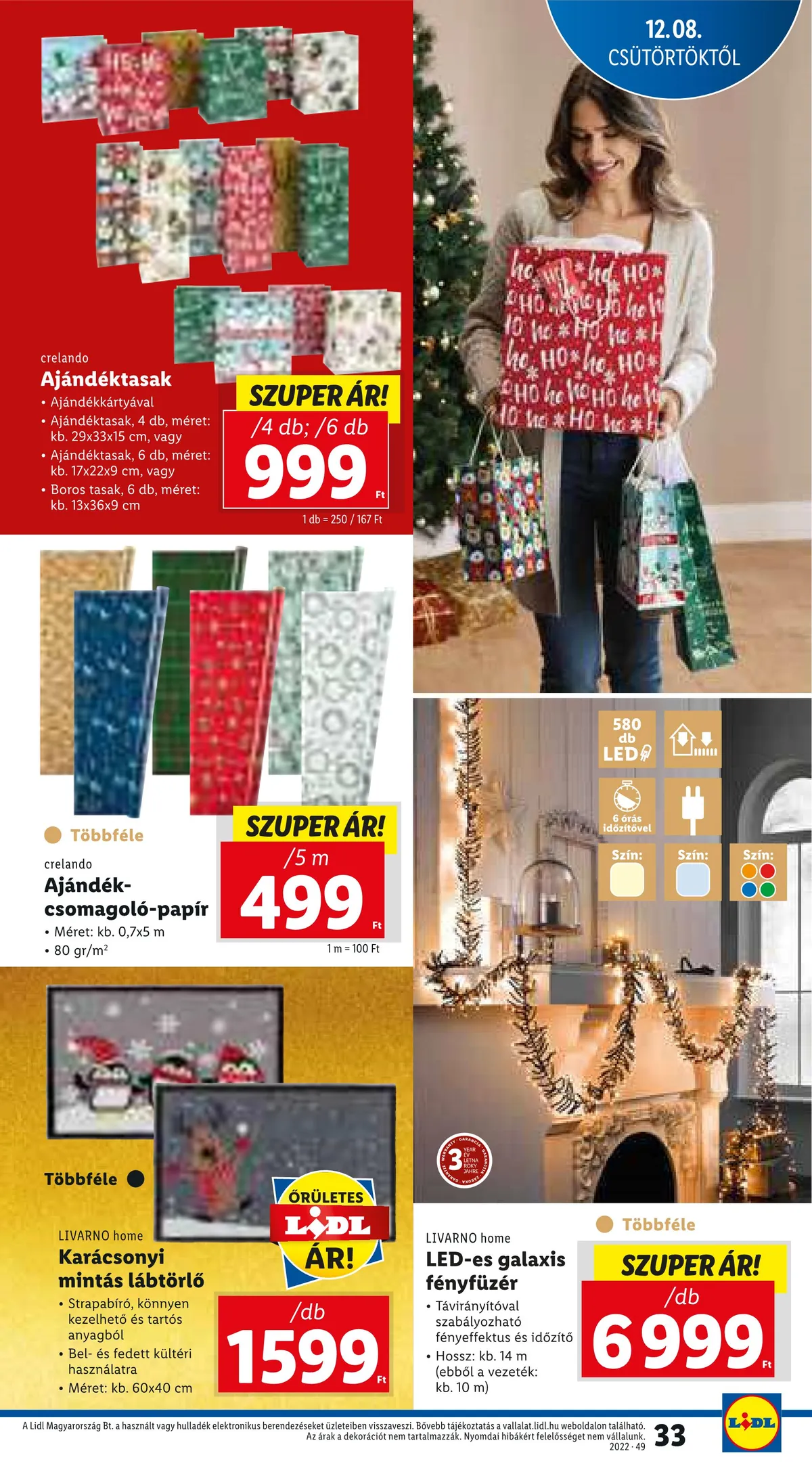 Lidl akciós újság 12.08–12.14 – 33. oldal
