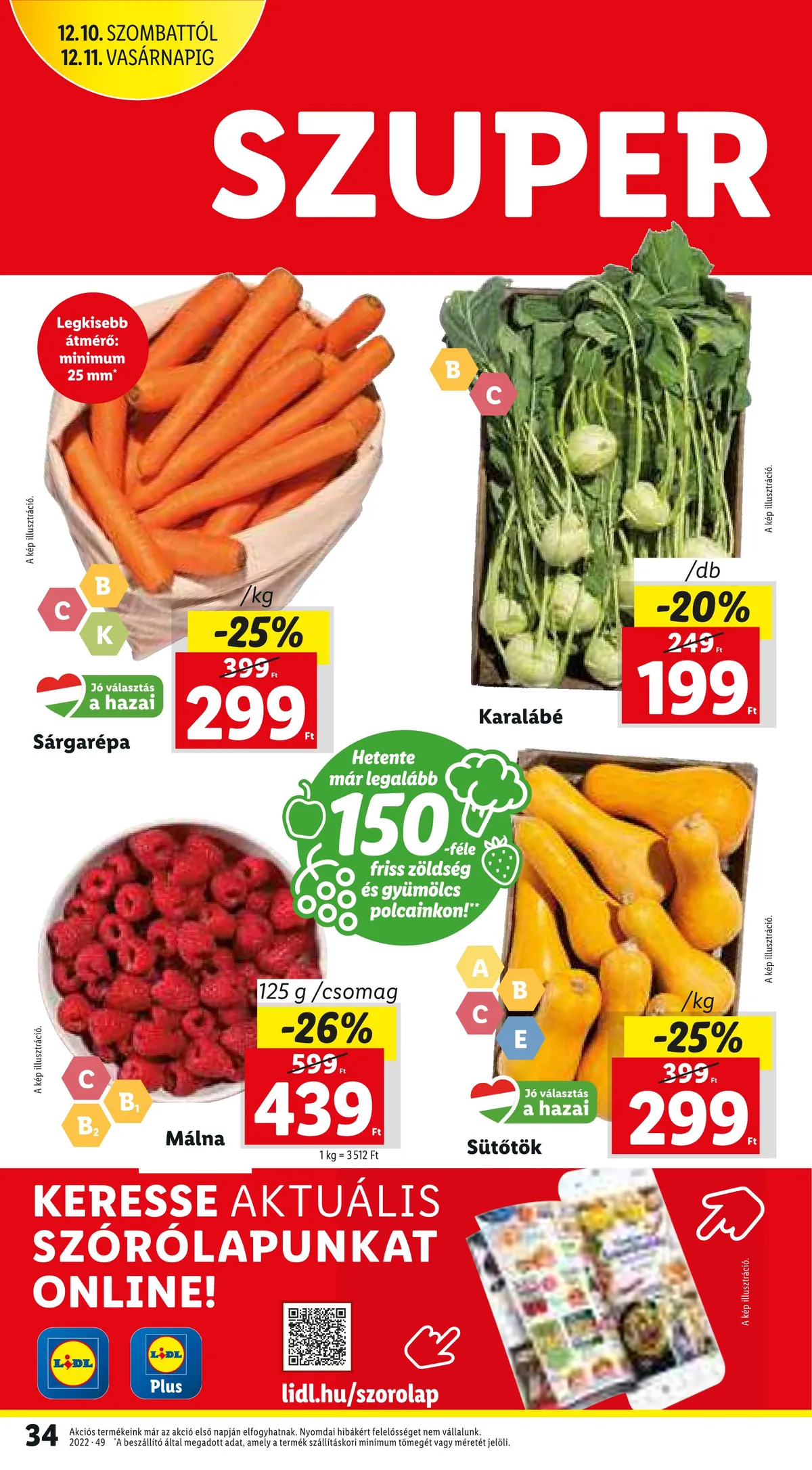 Lidl akciós újság 12.08–12.14 – 34. oldal