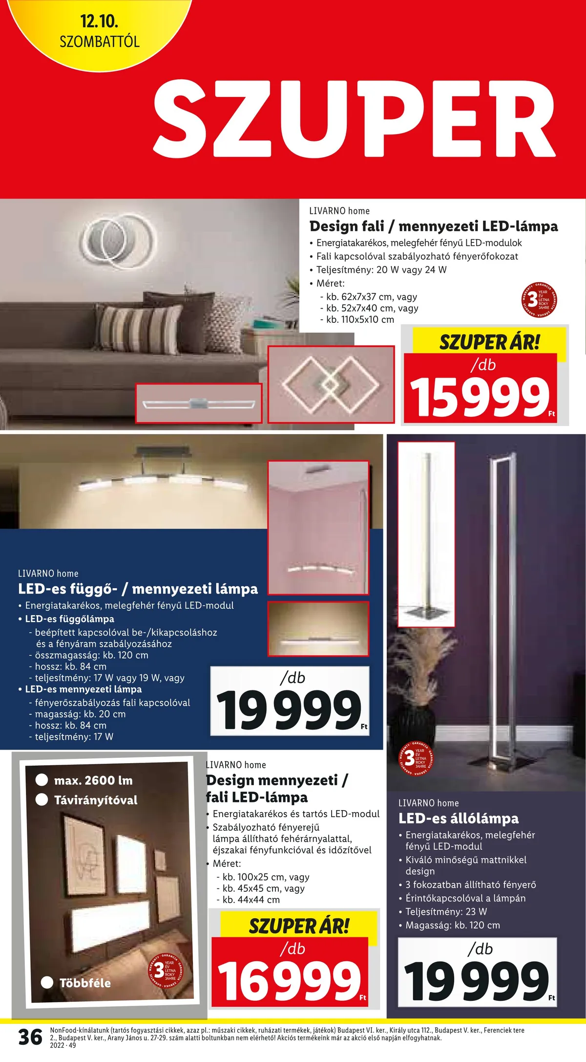 Lidl akciós újság 12.08–12.14 – 36. oldal