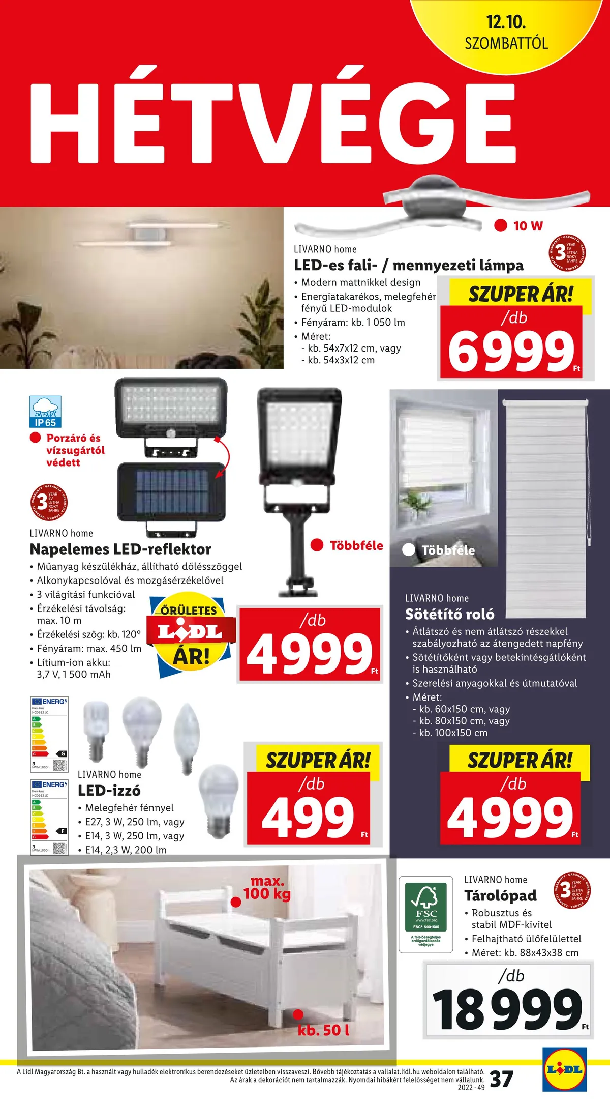 Lidl akciós újság 12.08–12.14 – 37. oldal