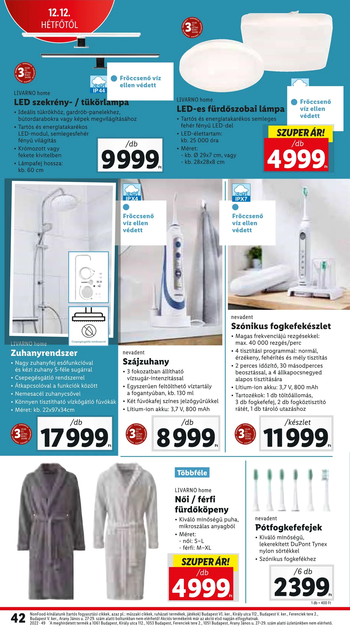 Lidl akciós újság 12.08–12.14 – 42. oldal