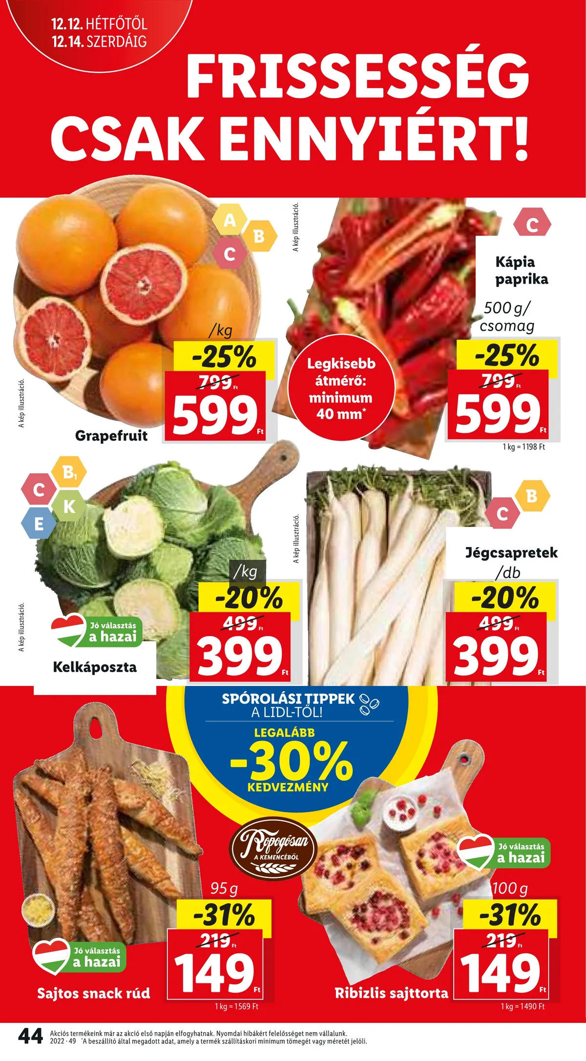 Lidl akciós újság 12.08–12.14 – 44. oldal