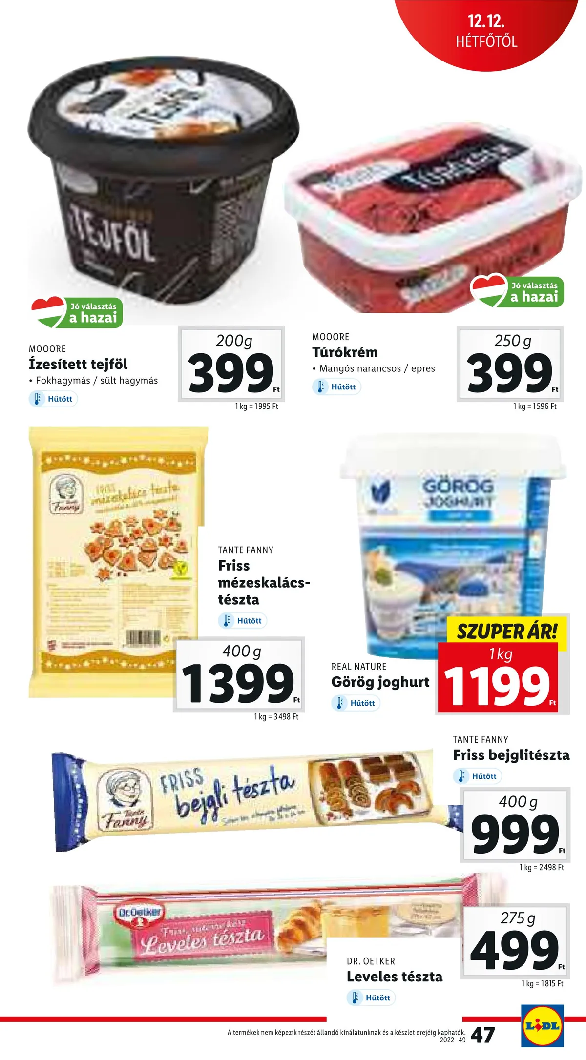 Lidl akciós újság 12.08–12.14 – 47. oldal