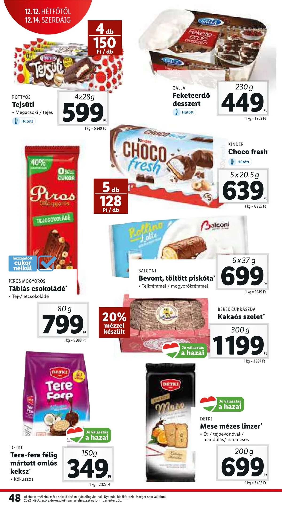 Lidl akciós újság 12.08–12.14 – 48. oldal