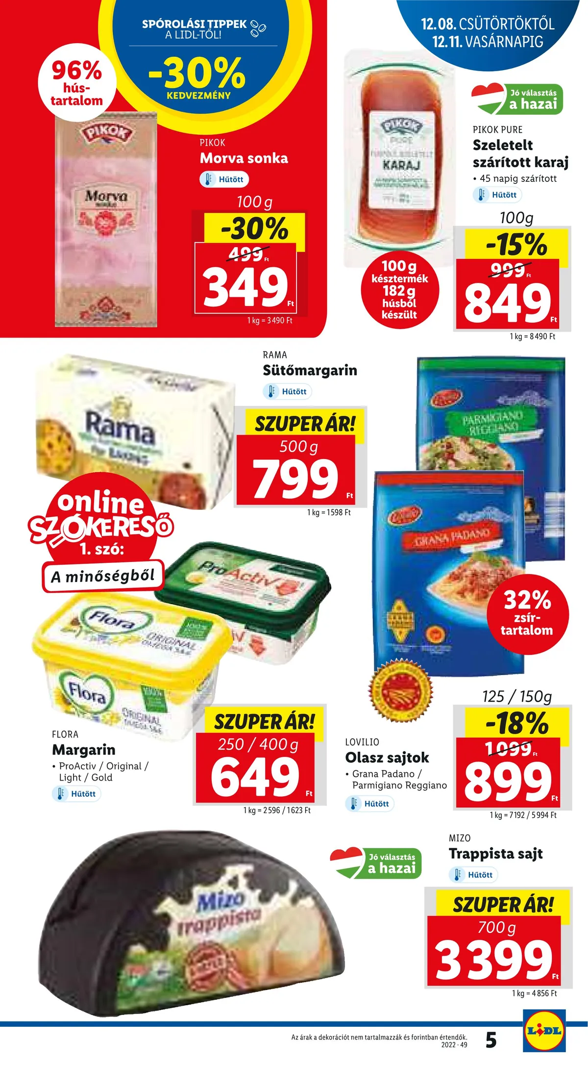 Lidl akciós újság 12.08–12.14 – 5. oldal
