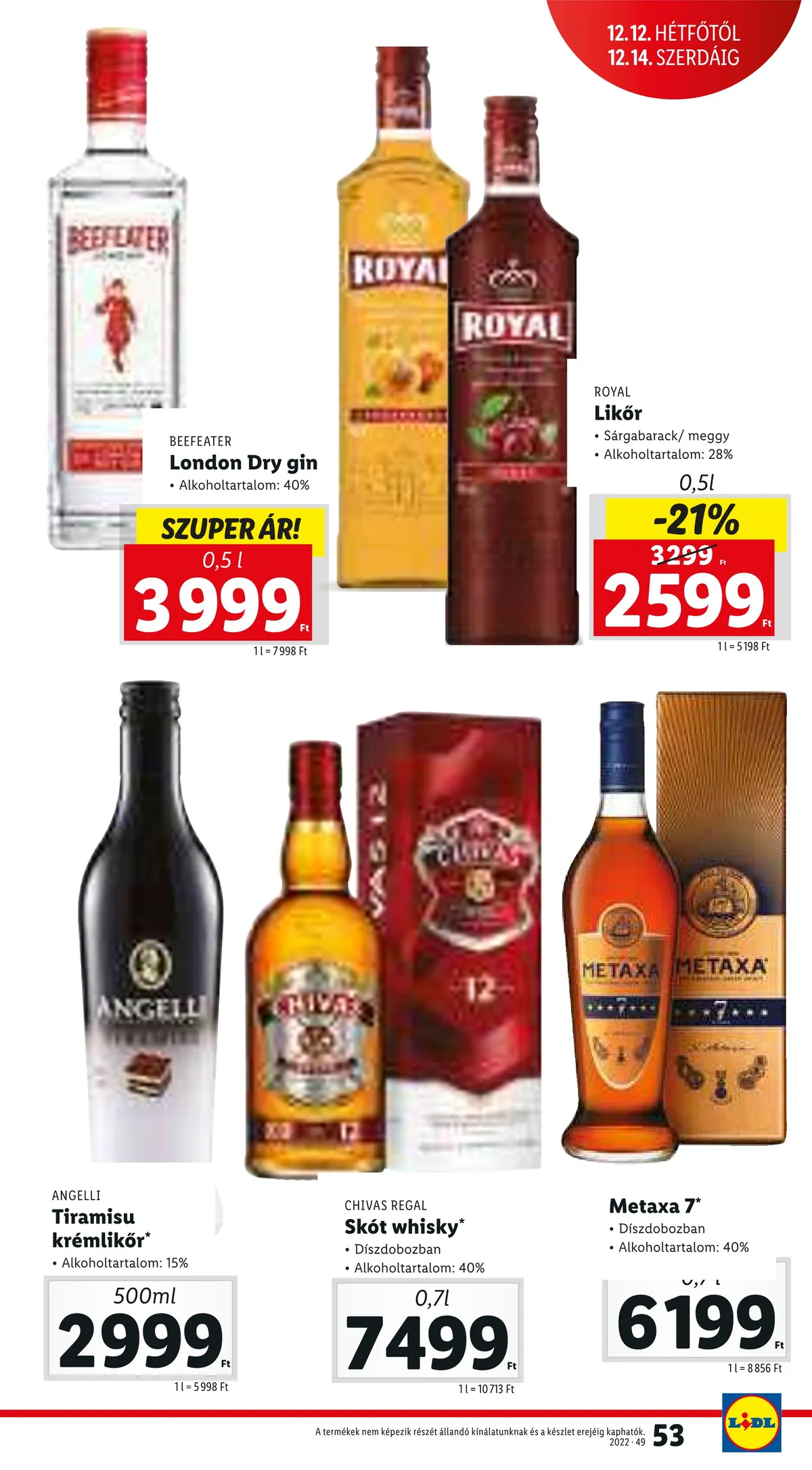 Lidl akciós újság 12.08–12.14 – 53. oldal