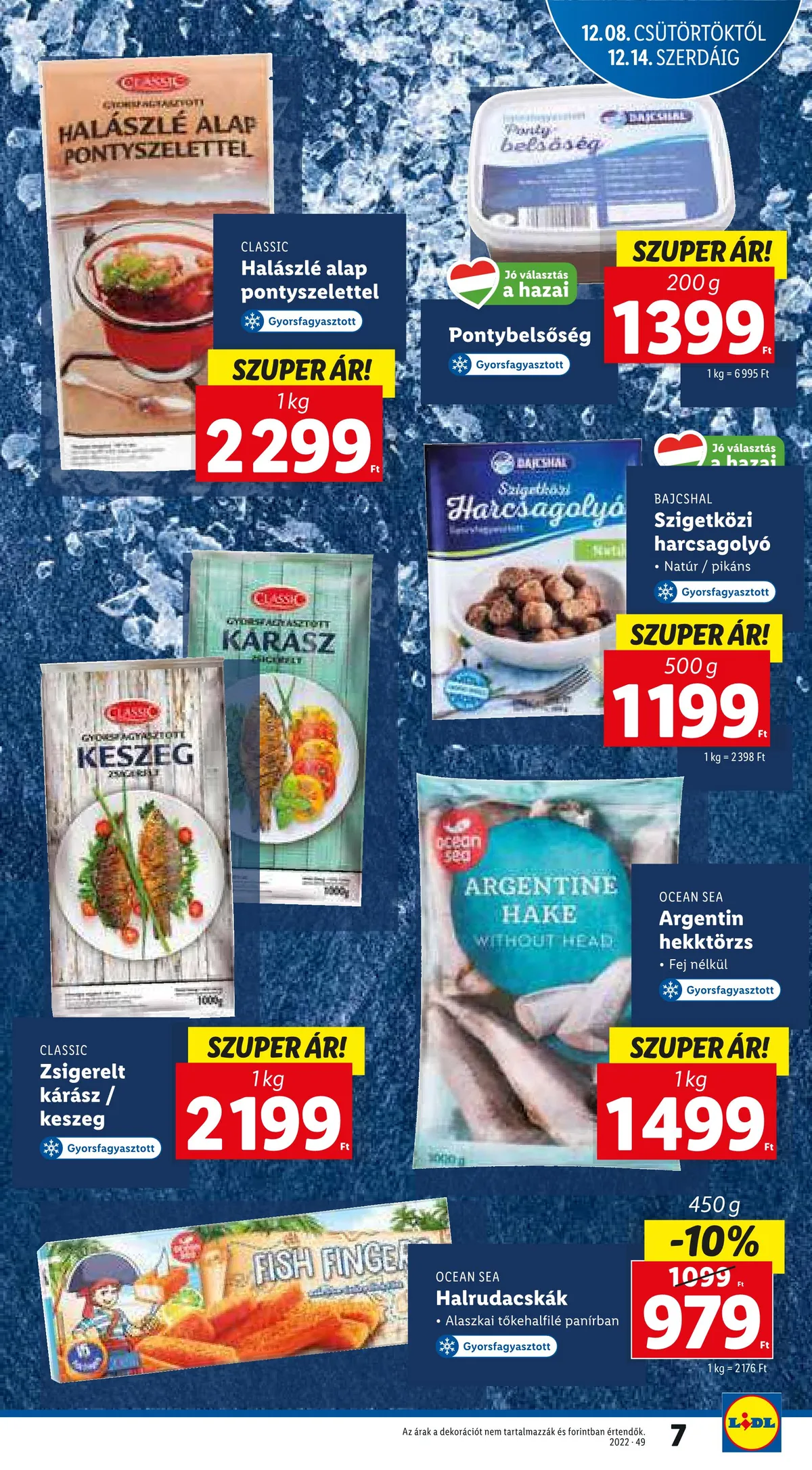 Lidl akciós újság 12.08–12.14 – 7. oldal