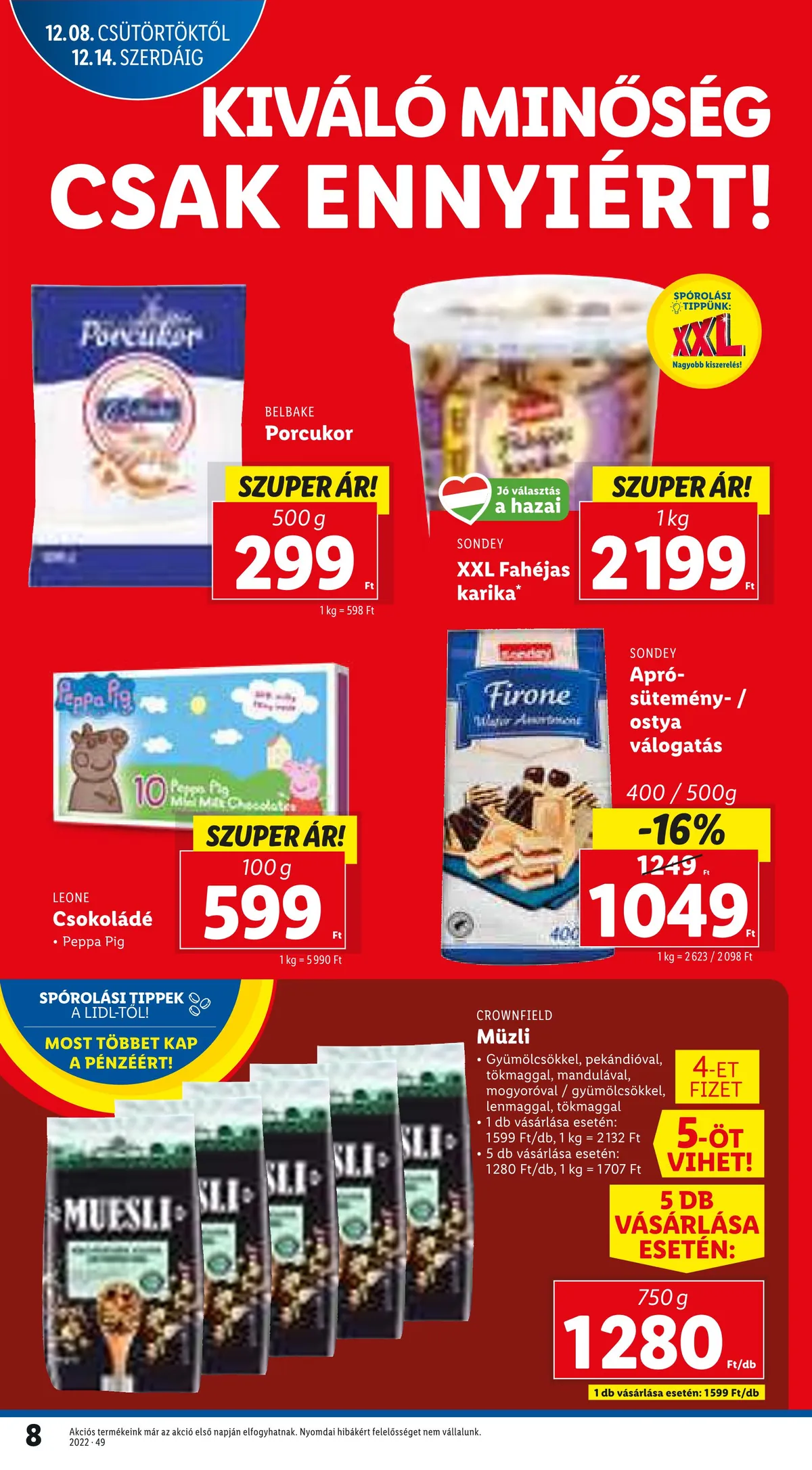 Lidl akciós újság 12.08–12.14 – 8. oldal