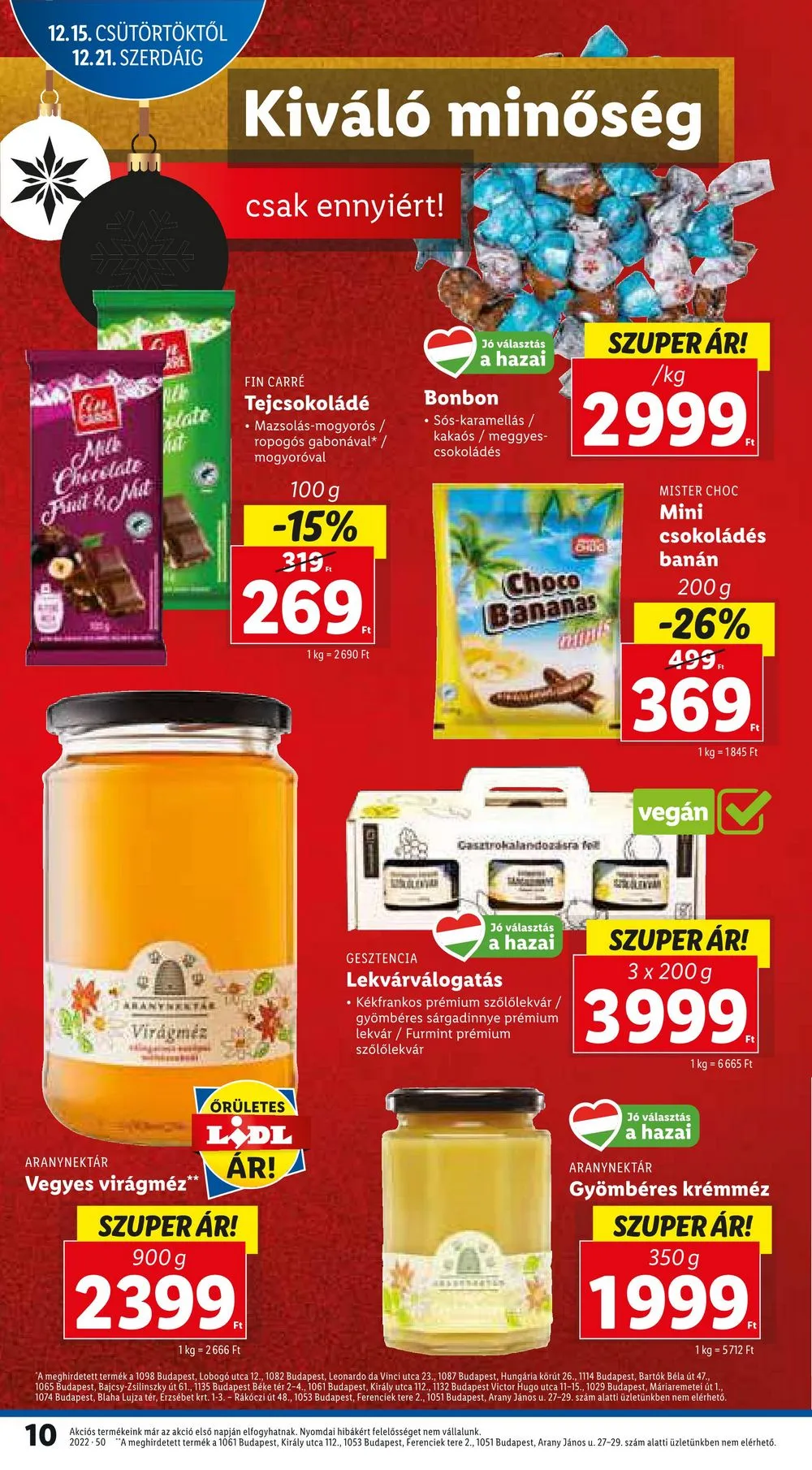 Lidl akciós újság 12.15–12.21 – 10. oldal
