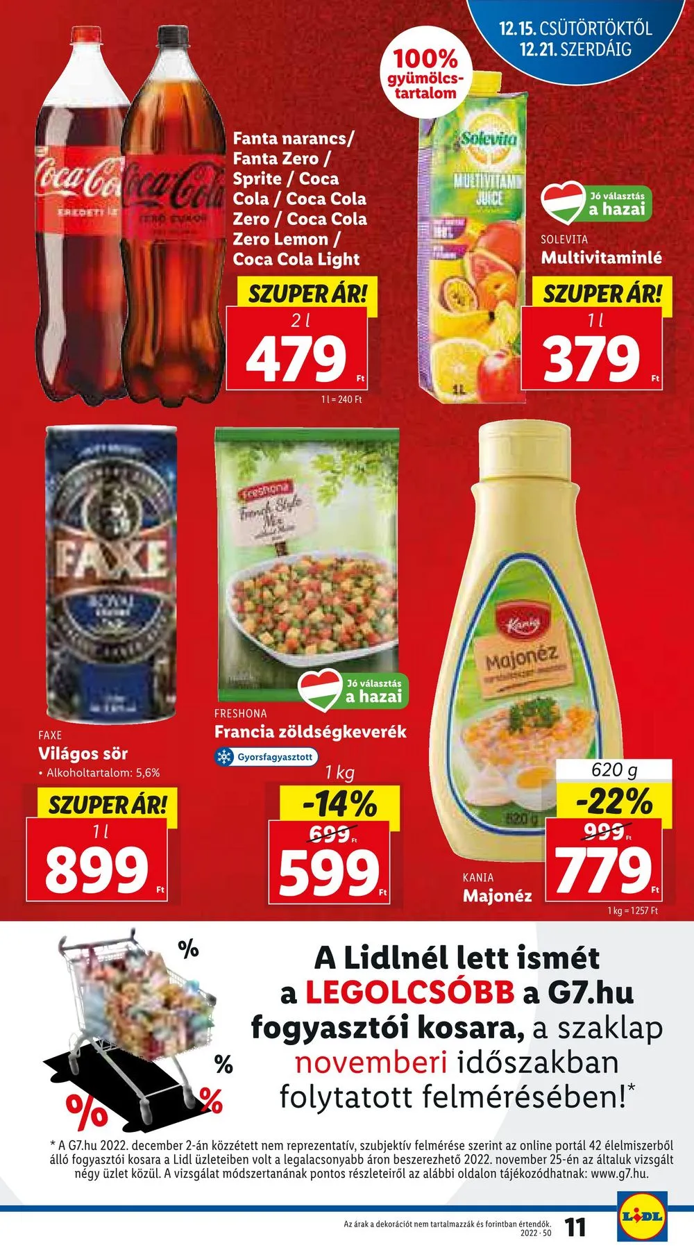 Lidl akciós újság 12.15–12.21 – 11. oldal