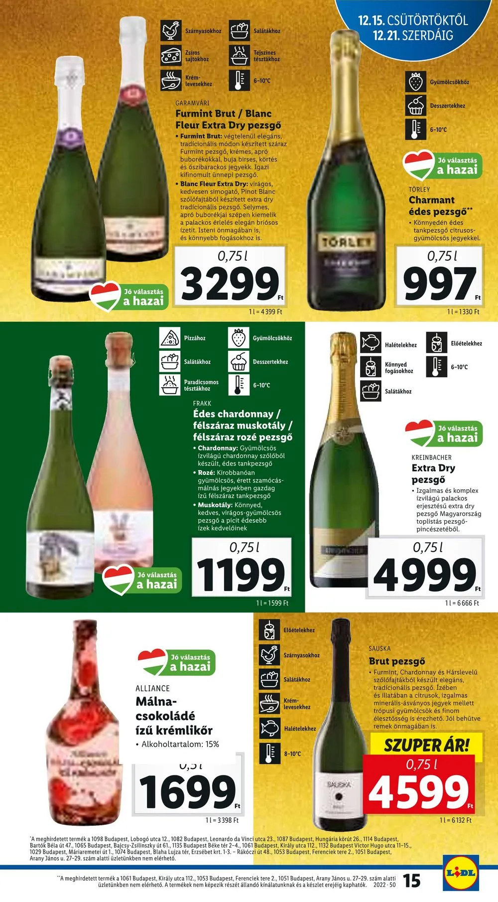 Lidl akciós újság 12.15–12.21 – 15. oldal