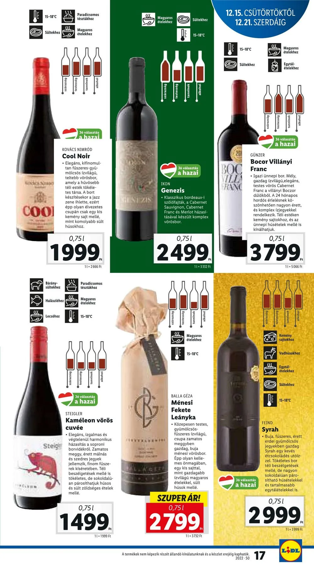 Lidl akciós újság 12.15–12.21 – 17. oldal