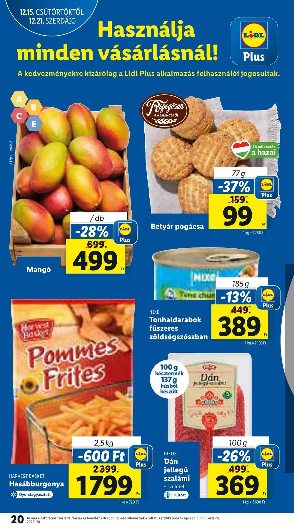 Lidl akciós újság 12.15–12.21 – 20. oldal