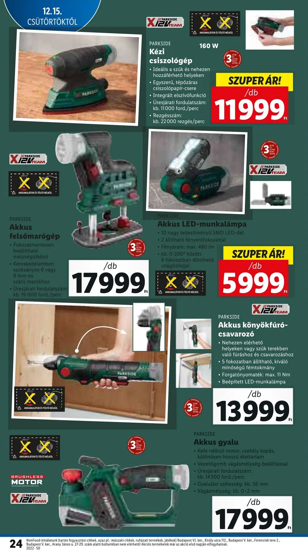 Lidl akciós újság 12.15–12.21 – 24. oldal