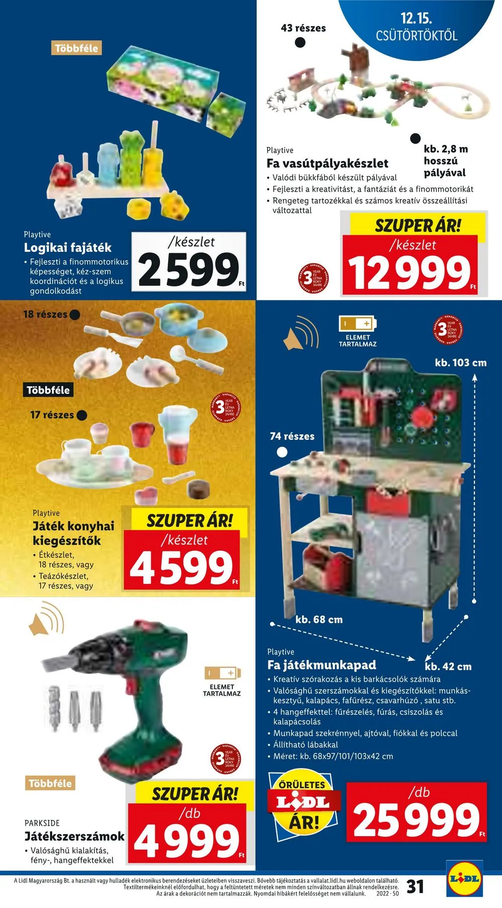 Lidl akciós újság 12.15–12.21 – 31. oldal