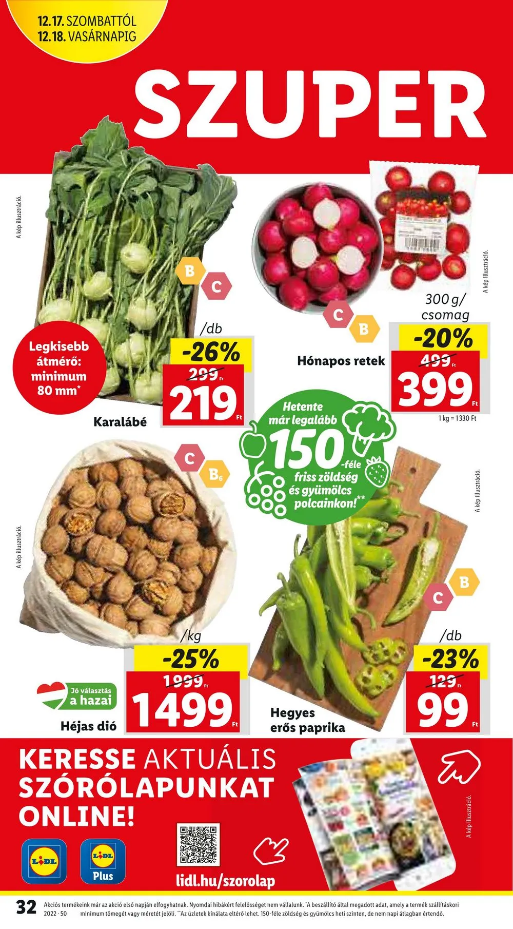 Lidl akciós újság 12.15–12.21 – 32. oldal
