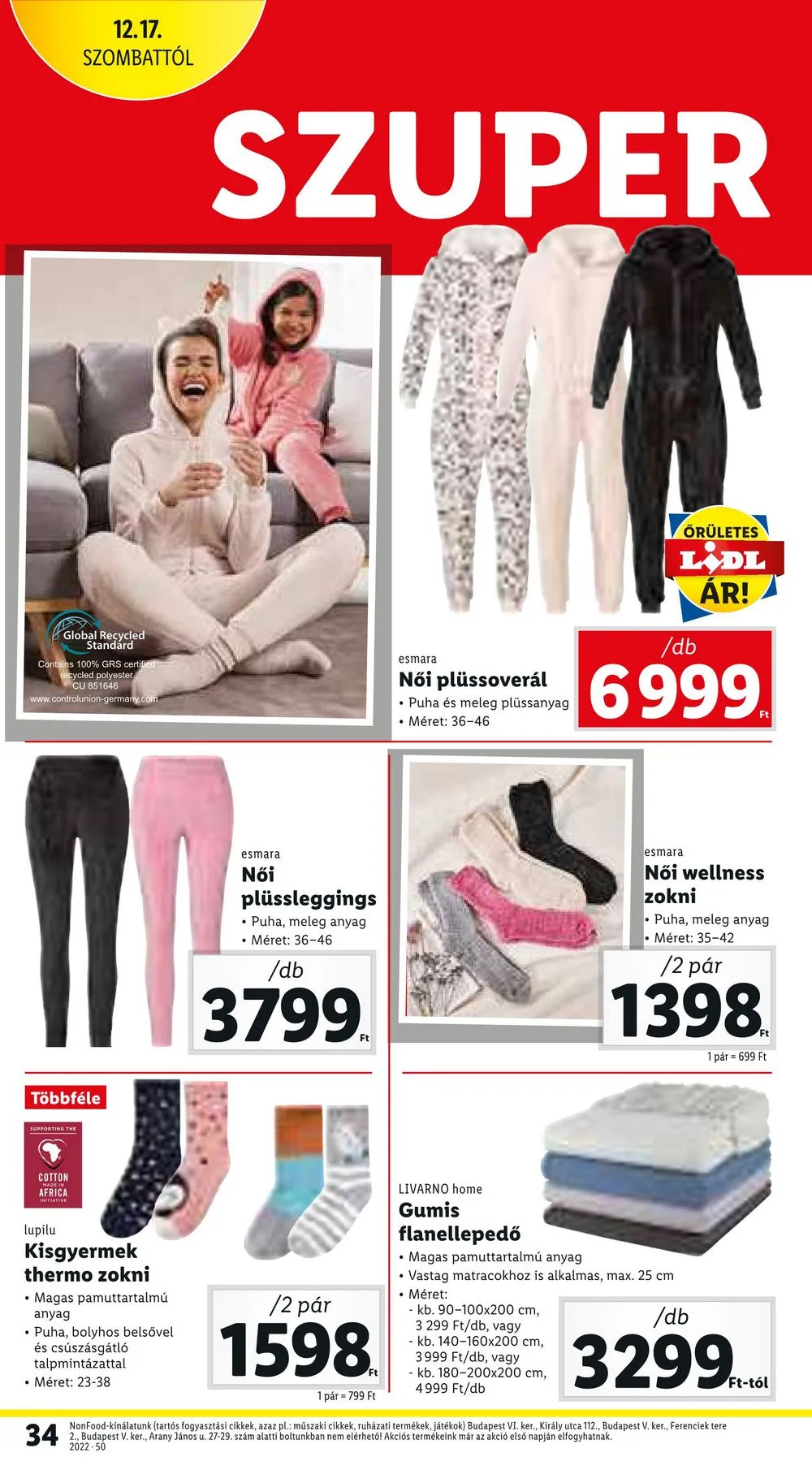 Lidl akciós újság 12.15–12.21 – 34. oldal