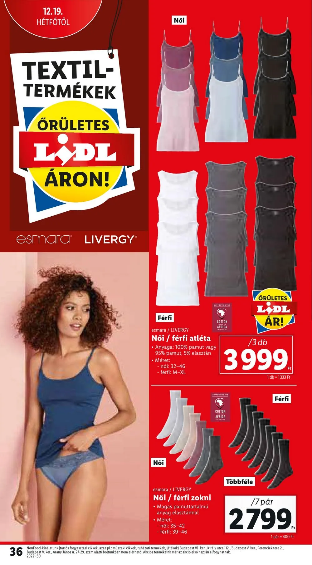 Lidl akciós újság 12.15–12.21 – 36. oldal