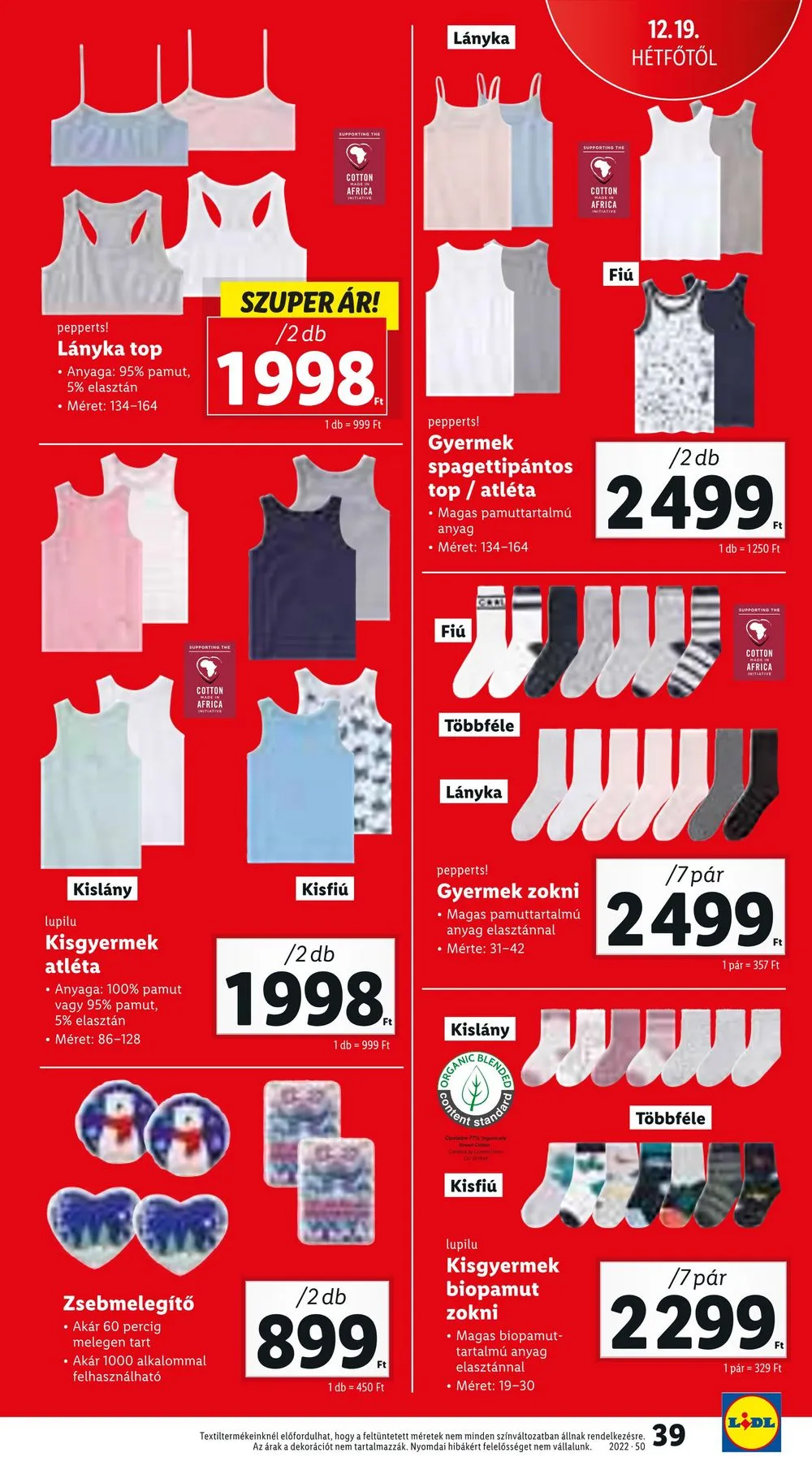 Lidl akciós újság 12.15–12.21 – 39. oldal
