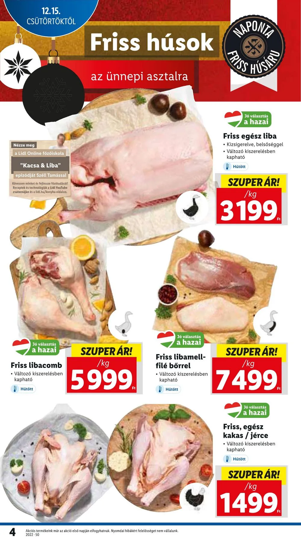 Lidl akciós újság 12.15–12.21 – 4. oldal