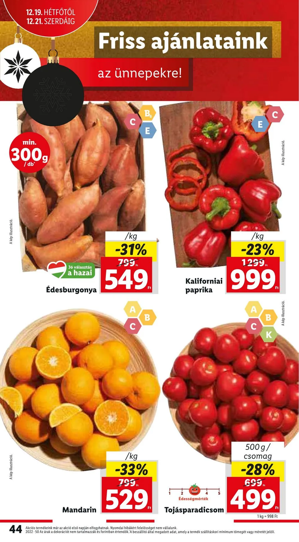 Lidl akciós újság 12.15–12.21 – 44. oldal