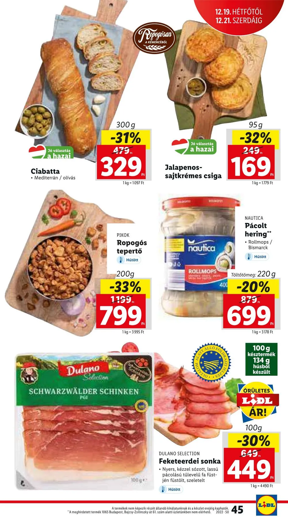 Lidl akciós újság 12.15–12.21 – 45. oldal