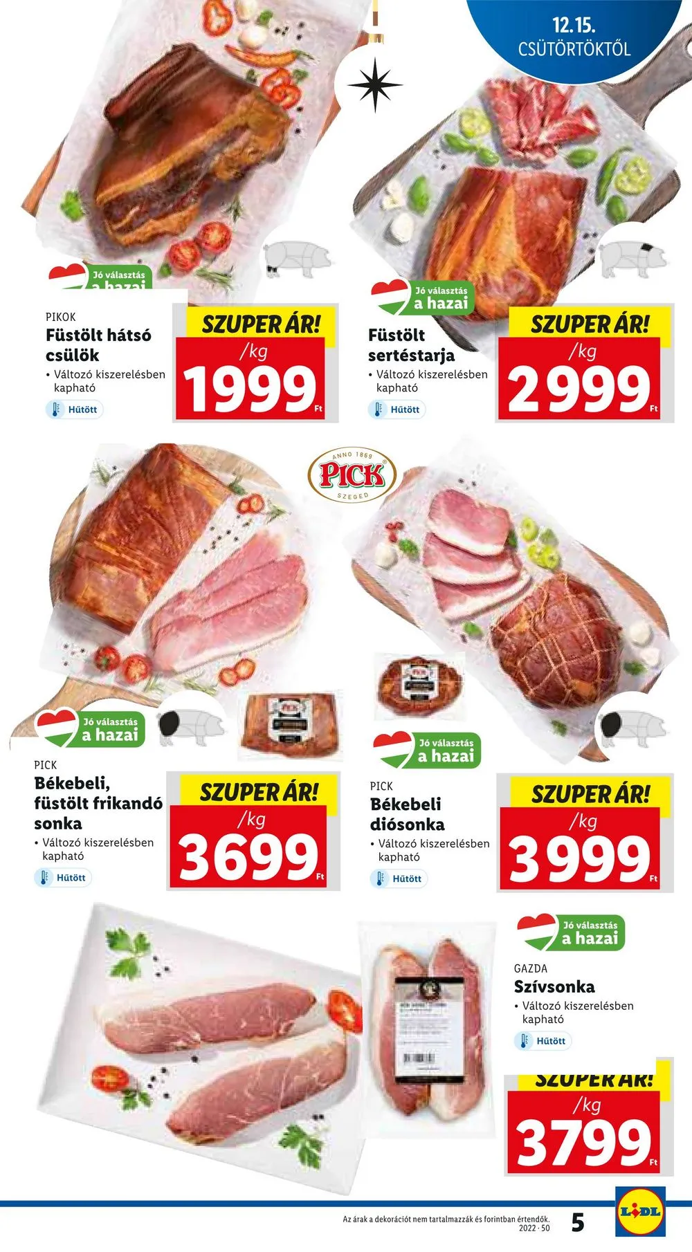 Lidl akciós újság 12.15–12.21 – 5. oldal