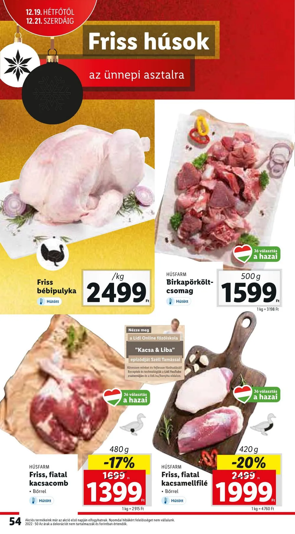 Lidl akciós újság 12.15–12.21 – 54. oldal