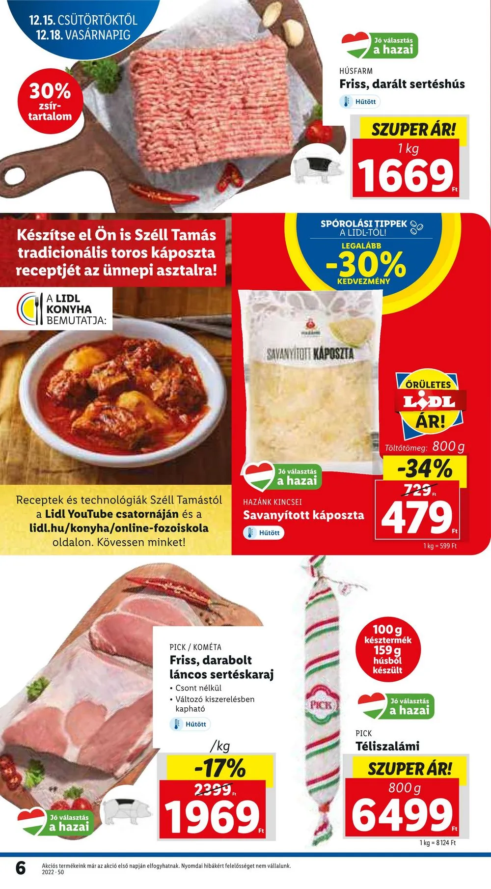 Lidl akciós újság 12.15–12.21 – 6. oldal
