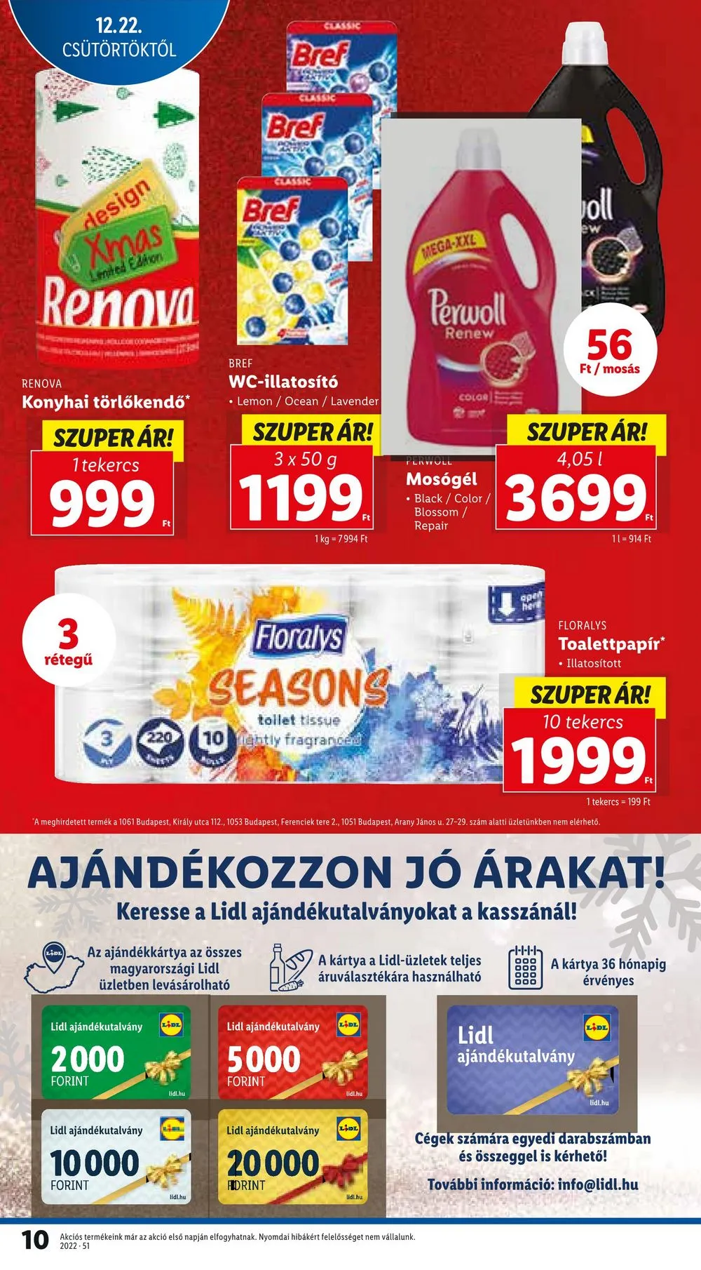 Lidl akciós újság 12.22–12.28 – 10. oldal