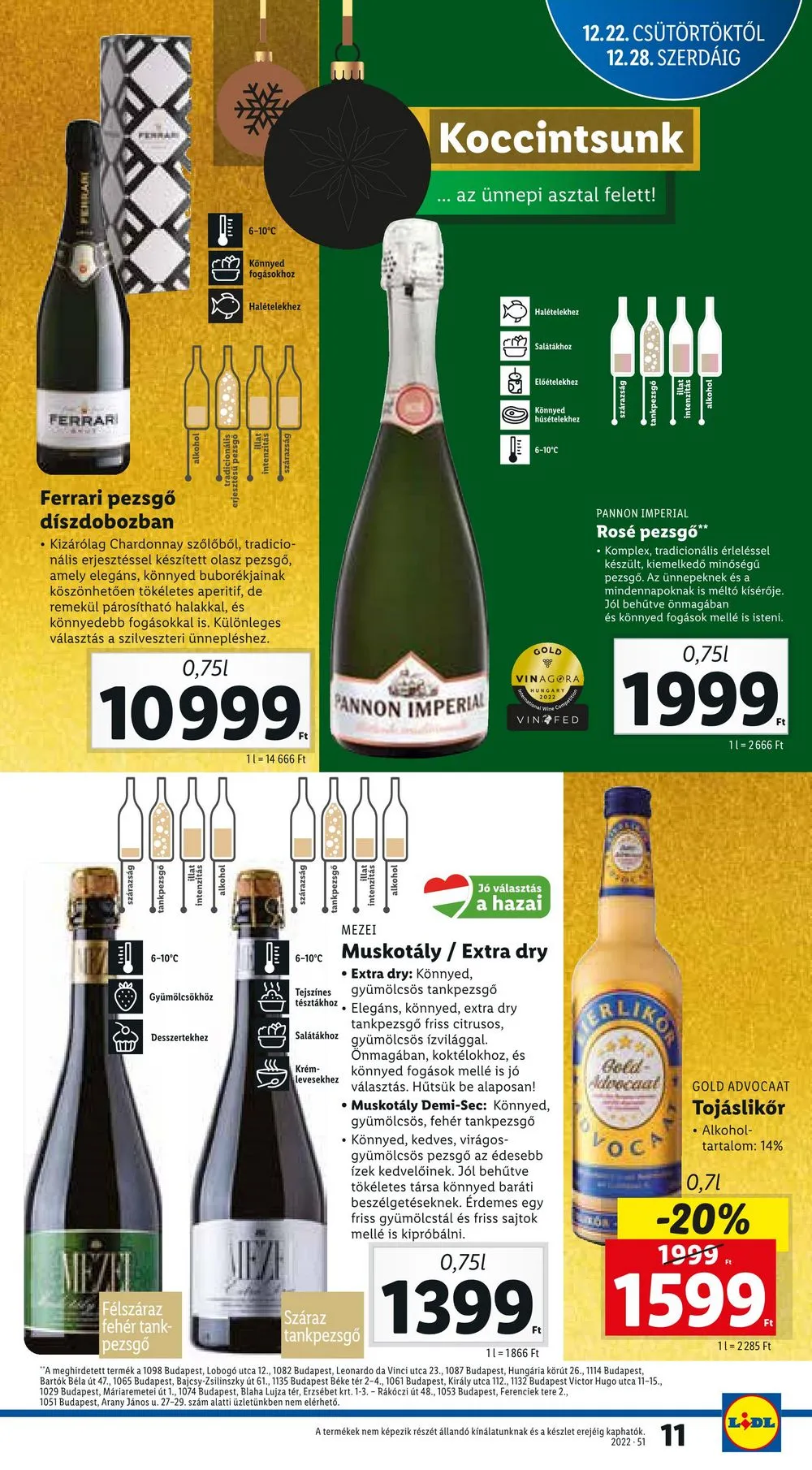 Lidl akciós újság 12.22–12.28 – 11. oldal