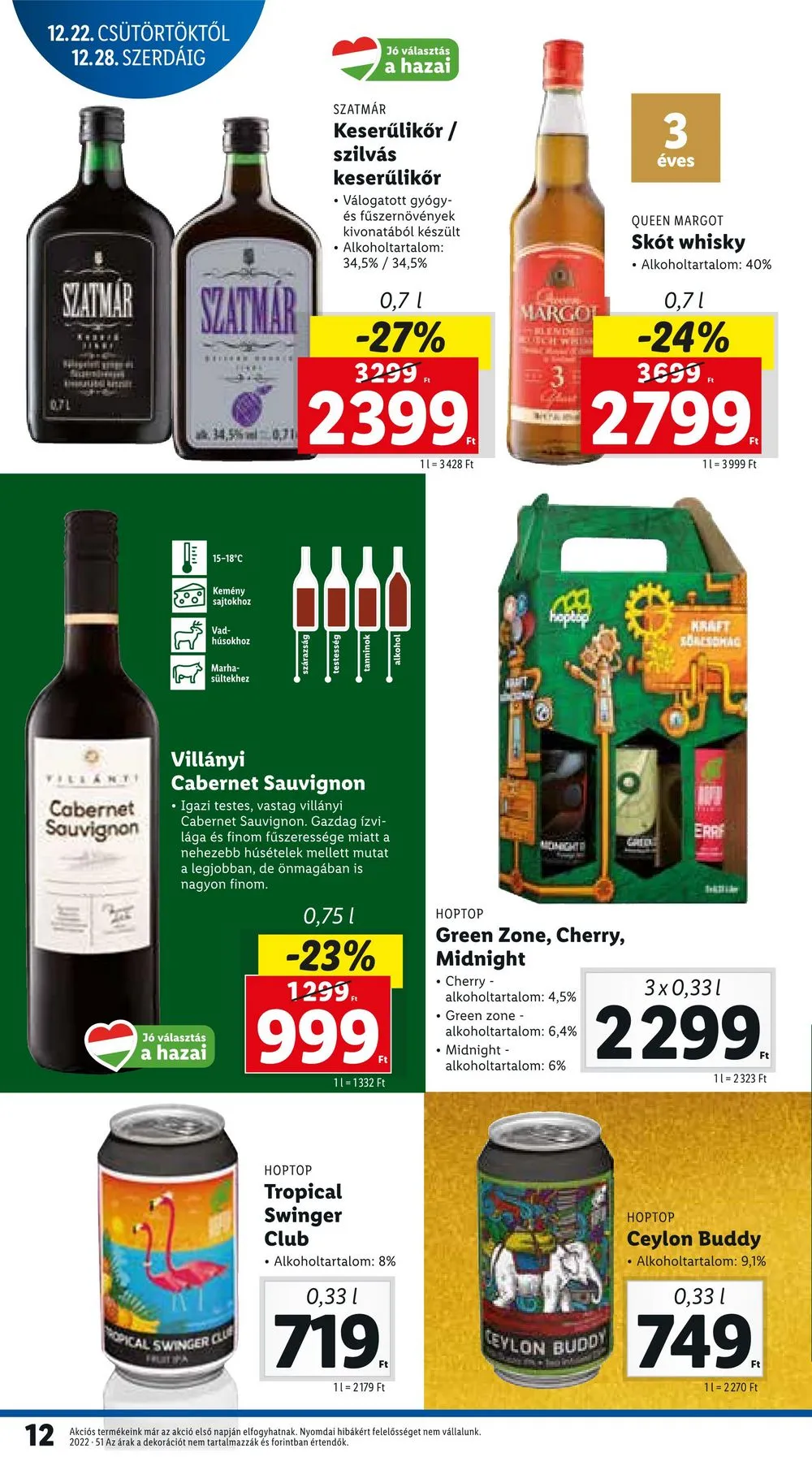 Lidl akciós újság 12.22–12.28 – 12. oldal
